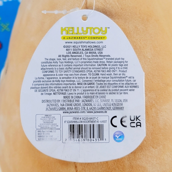 Squishmallow Keely the Kangaroo 8" Ultrasoft Stuffed Animal Plush Toy NWT - Picture 12 of 12